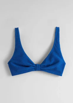 Shop & Other Stories Textured Triangle Bikini Top