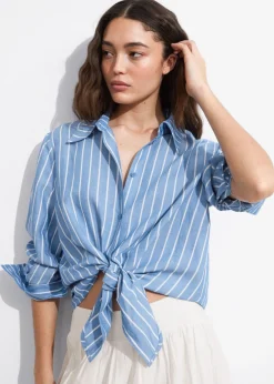 Fashion & Other Stories Tie-Front Shirt