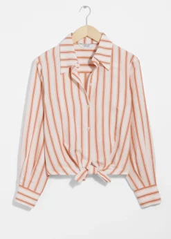 Fashion & Other Stories Tie-Front Shirt