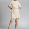 Store & Other Stories Tweed Belted Mini Dress