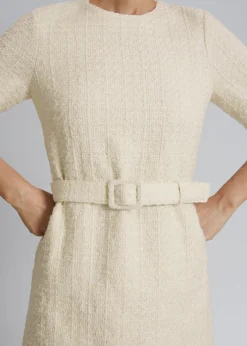 Store & Other Stories Tweed Belted Mini Dress