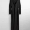 New & Other Stories Twist-Detailed Midi Dress Black