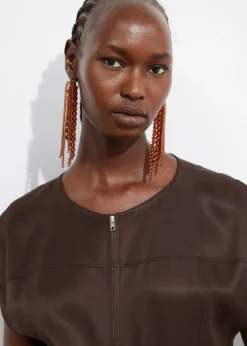 Hot & Other Stories Utility Jumpsuit Brown