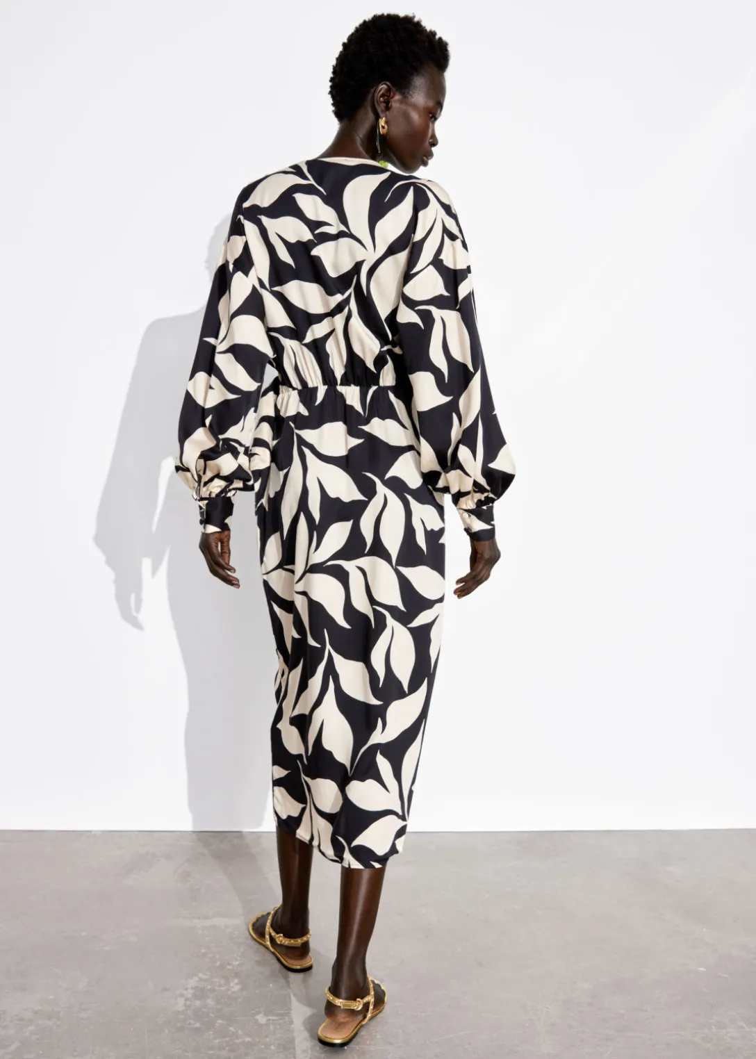 Fashion & Other Stories V-Neck Wrap Dress
