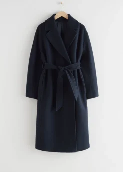 Fashion & Other Stories Voluminous Belted Wool Coat