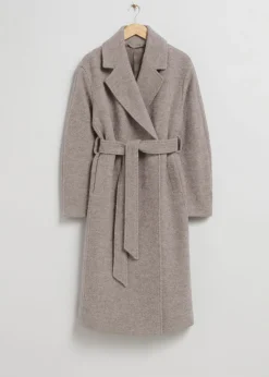 Fashion & Other Stories Voluminous Belted Wool Coat