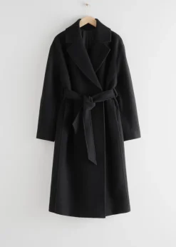 Fashion & Other Stories Voluminous Belted Wool Coat