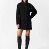 Discount & Other Stories Waisted Blazer Dress Black
