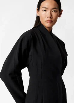 Discount & Other Stories Waisted Blazer Dress Black