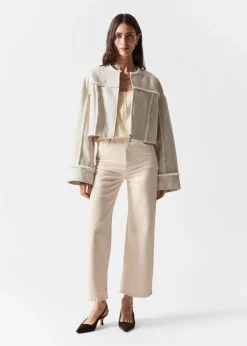 Hot & Other Stories Wide Cropped Jeans