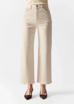 Hot & Other Stories Wide Cropped Jeans