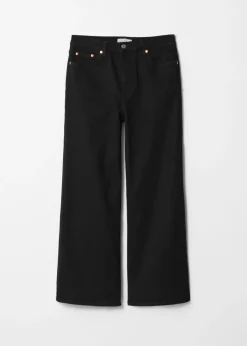 Hot & Other Stories Wide Cropped Jeans