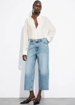 Hot & Other Stories Wide Cropped Jeans