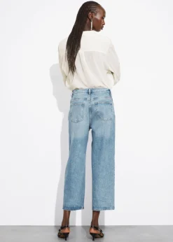 Hot & Other Stories Wide Cropped Jeans