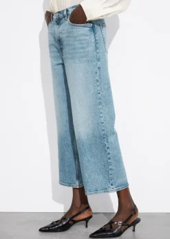Hot & Other Stories Wide Cropped Jeans