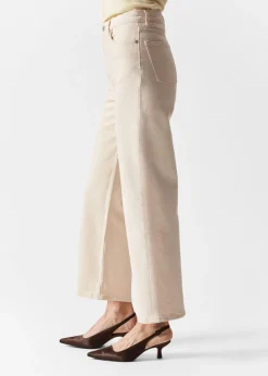 Hot & Other Stories Wide Cropped Jeans
