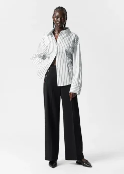 Cheap & Other Stories Wide Sailor Trousers Black
