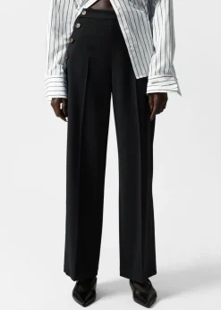 Cheap & Other Stories Wide Sailor Trousers Black