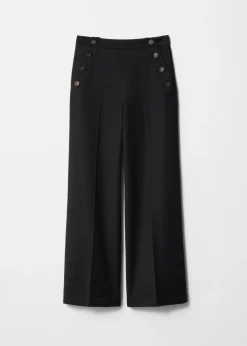 Cheap & Other Stories Wide Sailor Trousers Black