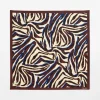 Online & Other Stories Zebra-Print Scarf Mahogany